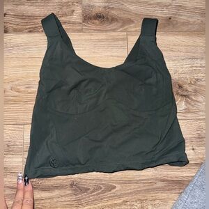 Stacci Athletics Dark Green Crop Top